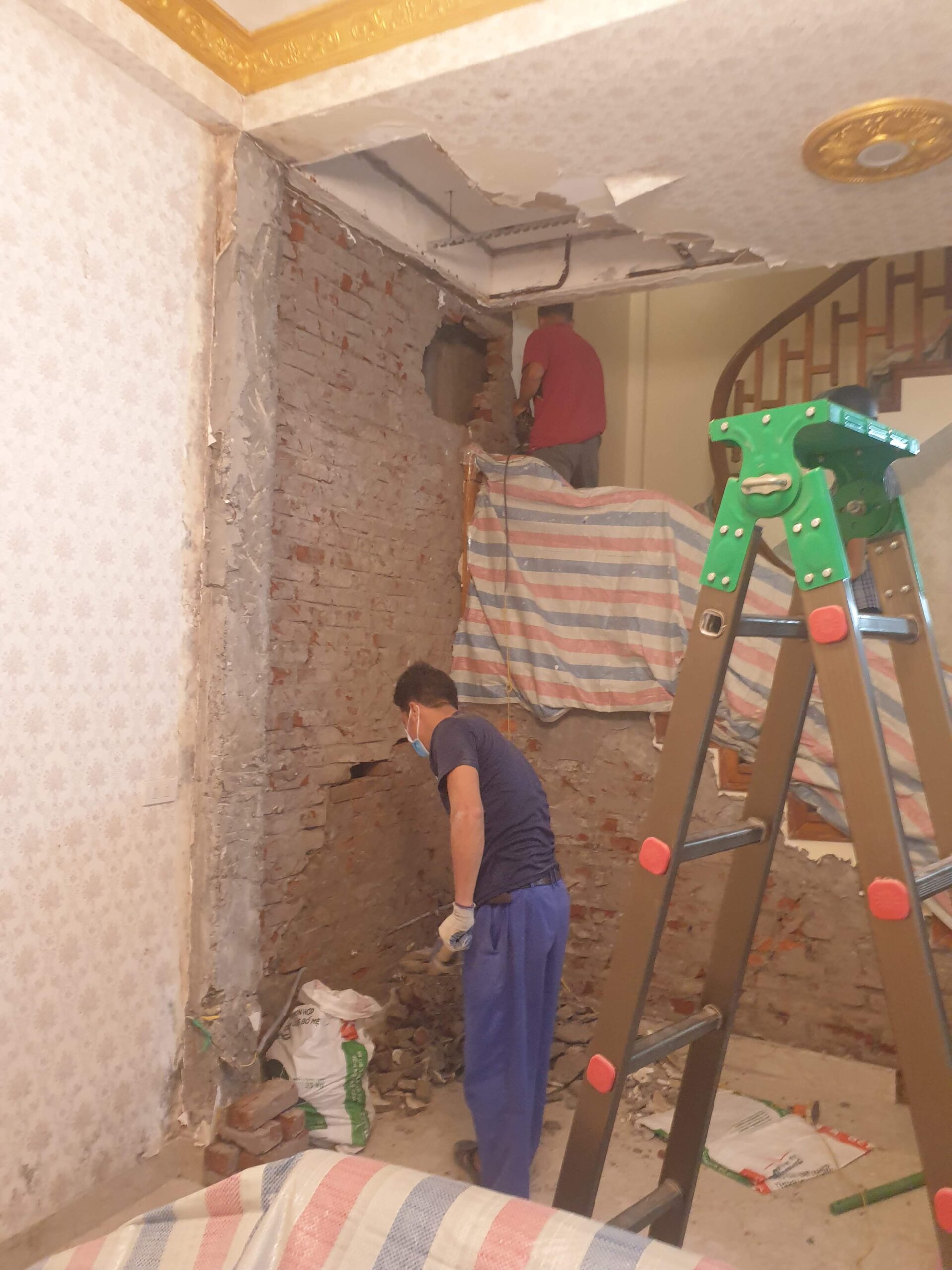 Định mức phá dỡ gạch ốp tường, lát nền tại Hà Nội