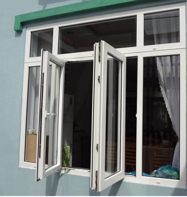 Cửa nhựa lõi thép 4 cánh mở quay Hà Nội