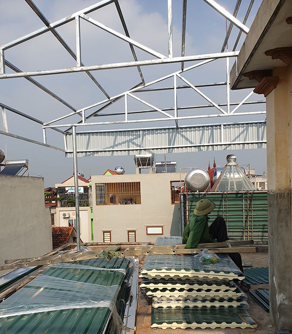 Giải pháp chống nóng cho mái tôn, mái nhà tại Hà Nội