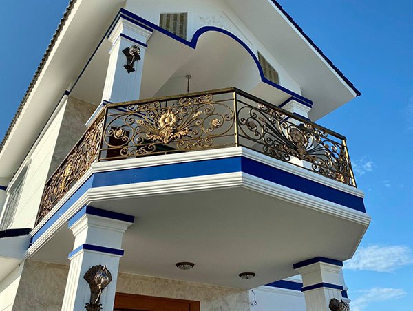 lan can thép la, lập là, mạ kẽm Hà Nội 