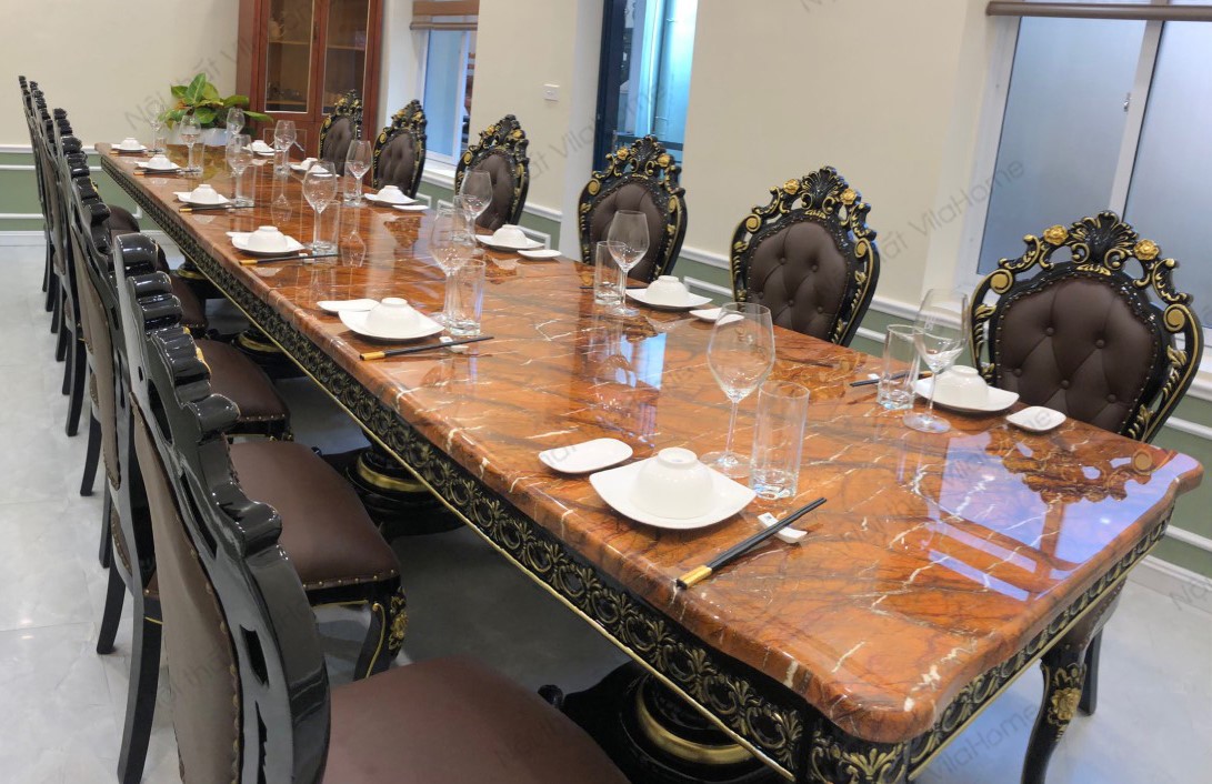 Thay da cho ghế bàn ăn