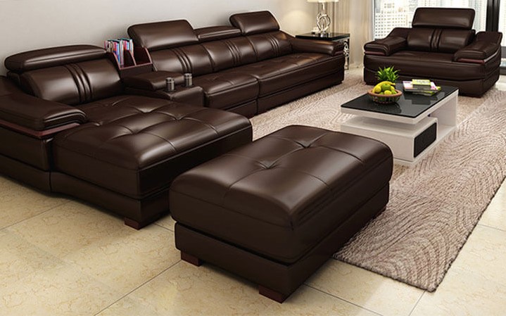 bọc sofa da thật hà nội, chất liệu da microfiber, giá simili bọc ghế