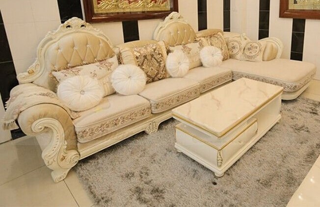 may nệm sofa cổ điển
