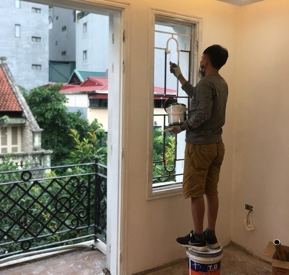 giá sơn tường theo m2 tại hà nội