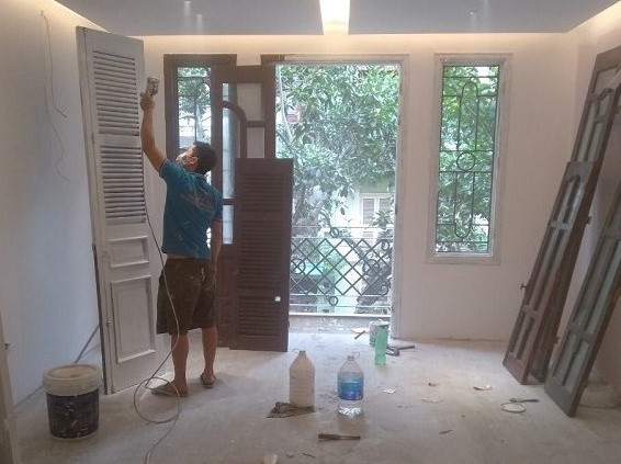 giá sơn tường theo m2 tại hà nội