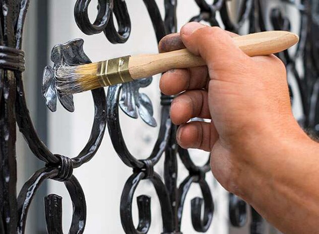 Sơn cửa sắt, giá sơn tường theo m2 tại hà nội