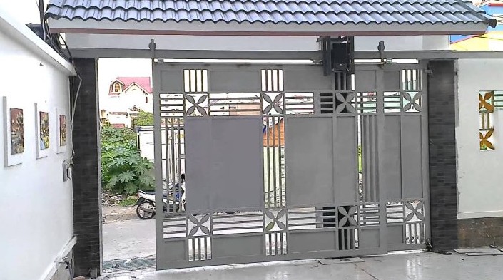 cửa sắt lùa, cửa sắt kéo, treo tại hà nội