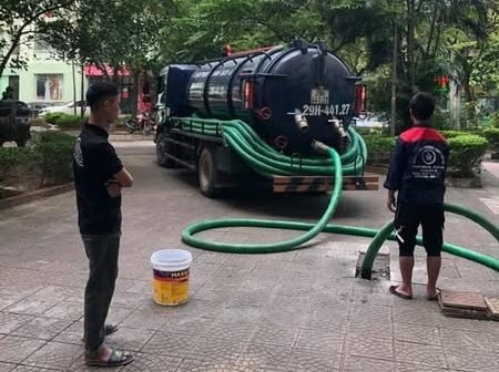 Giá dịch vụ thông tắc cống tại Thái Hà 