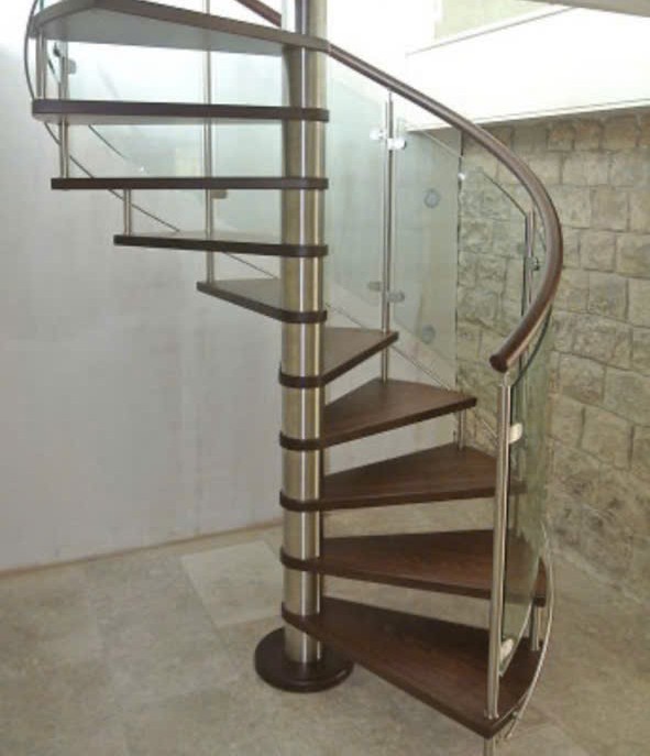 Các mẫu cầu thang bằng inox tại Hà Nội 2025